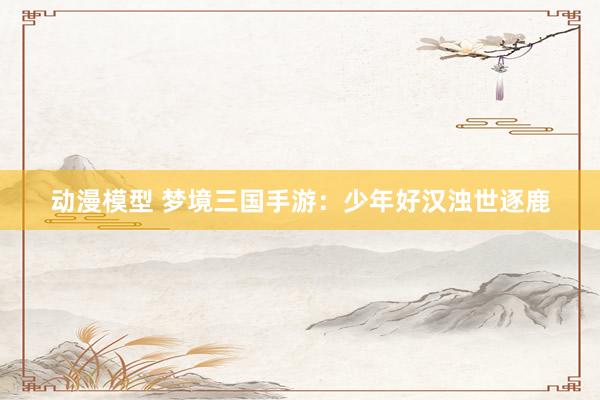 动漫模型 梦境三国手游：少年好汉浊世逐鹿
