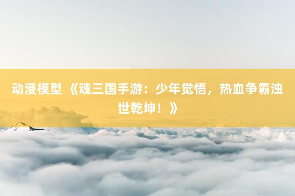 动漫模型 《魂三国手游：少年觉悟，热血争霸浊世乾坤！》